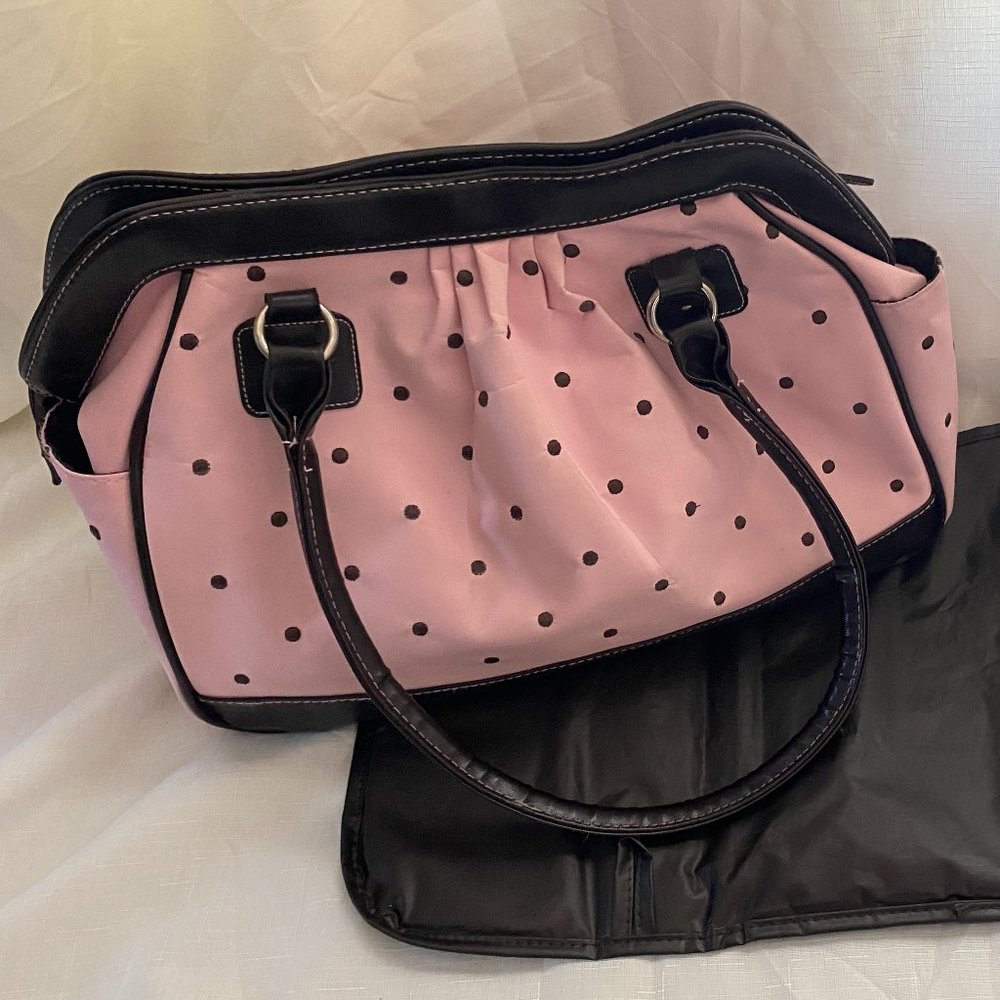 Baby Essentials Baby Bag  Pink and Brown